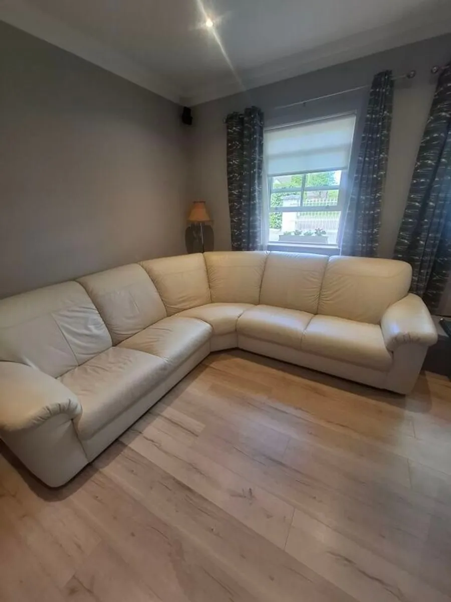 leather corner sofa - Image 2