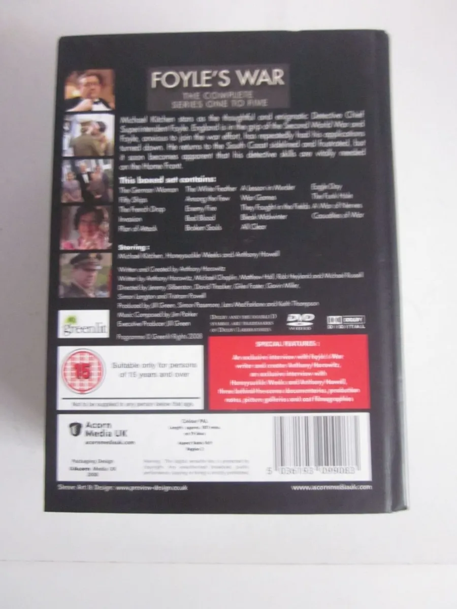 Foyle's War Complete Series 1 to 5 (19DVD's) - Image 3