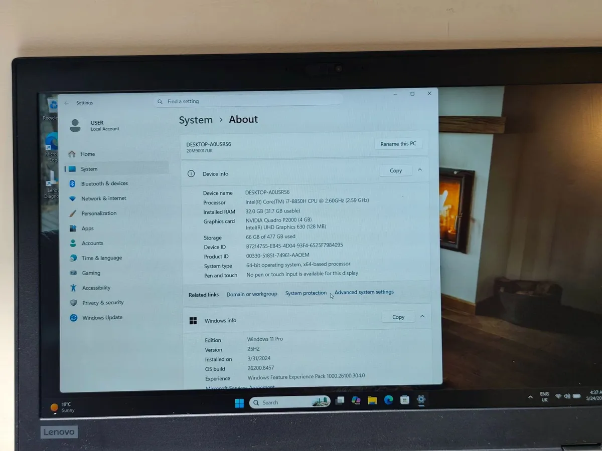 Lenovo ThinkPad P52 15.6" Intel i7 8th Gen - Image 4