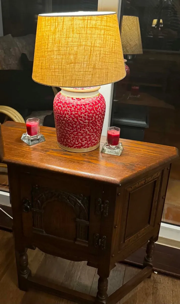 Nicholas Mosse Red lawn Tall lamp first quality - Image 1