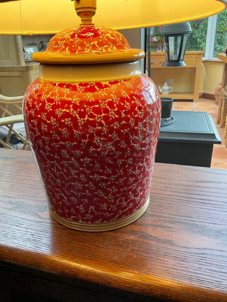 Nicholas Mosse Red lawn Tall lamp first quality - Image 2