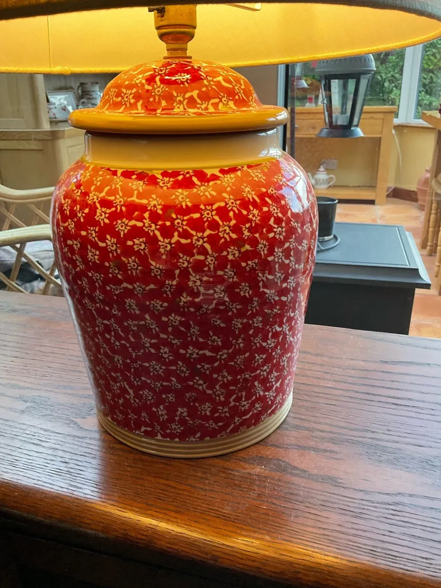 Nicholas Mosse Red lawn Tall lamp first quality - Image 3