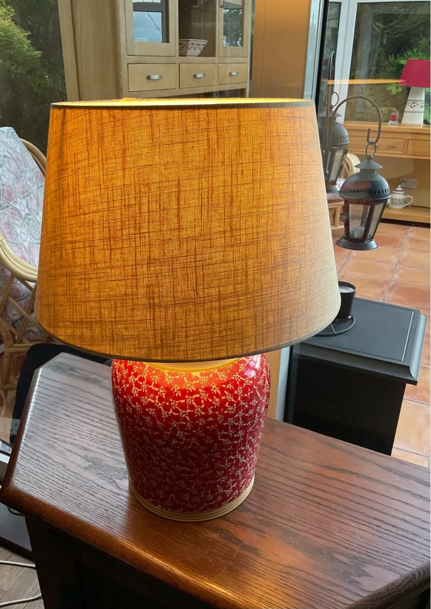 Nicholas Mosse Red lawn Tall lamp first quality - Image 4
