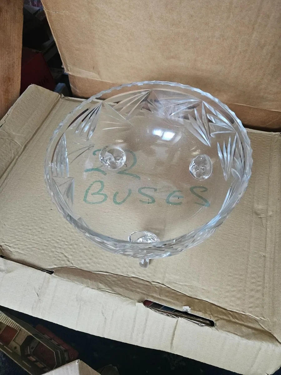 Cut Glass Bowl - Image 2