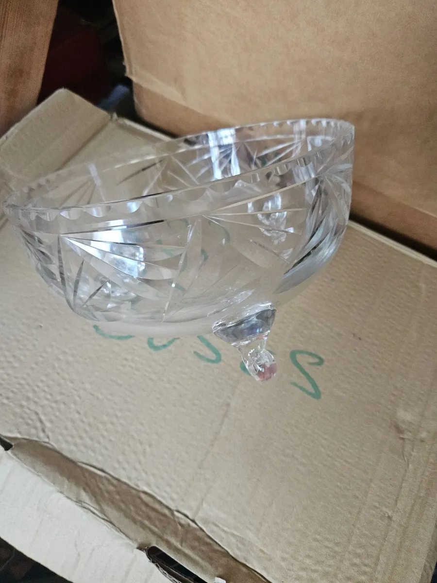 Cut Glass Bowl - Image 4