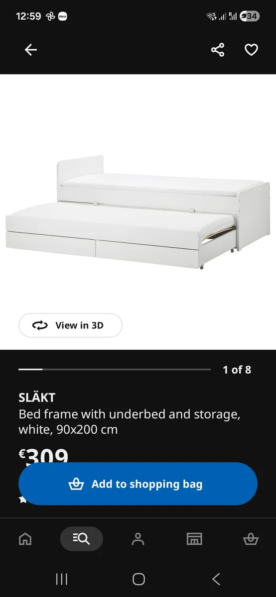 IKEA Bed Slakt - Image 1
