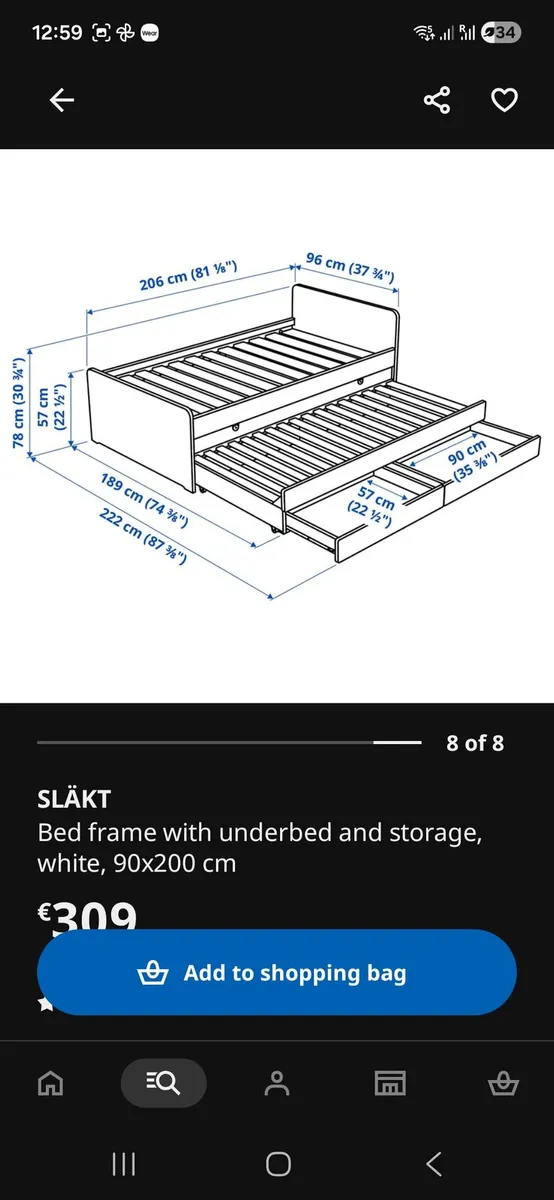 IKEA Bed Slakt - Image 2