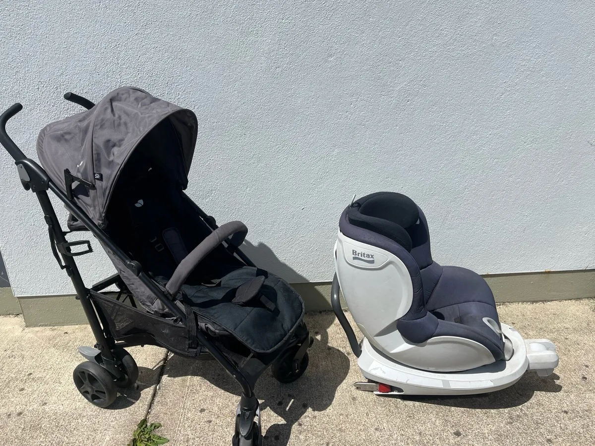 Joie Buggy + Britax Isofix Car Seat - Image 4