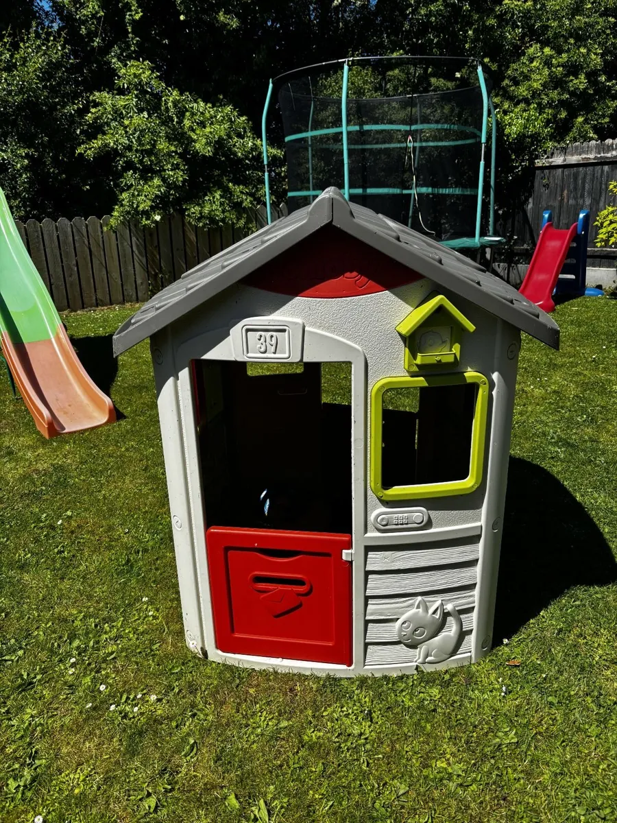 Smoby Kids Outdoor Playhouse, Garden Play House - Image 1