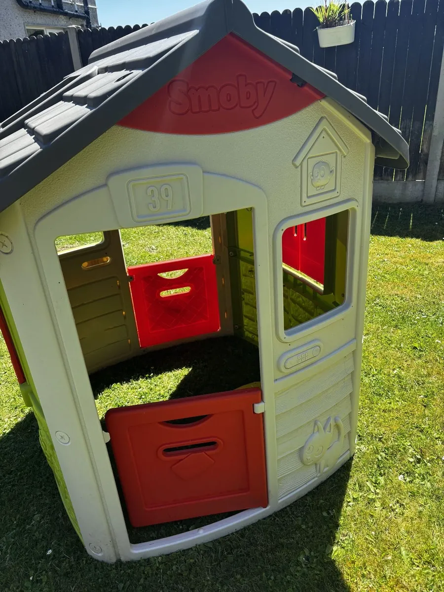Smoby Kids Outdoor Playhouse, Garden Play House - Image 2