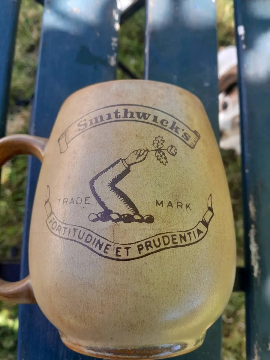 Vintage smithwicks stone ware tankard - Image 1