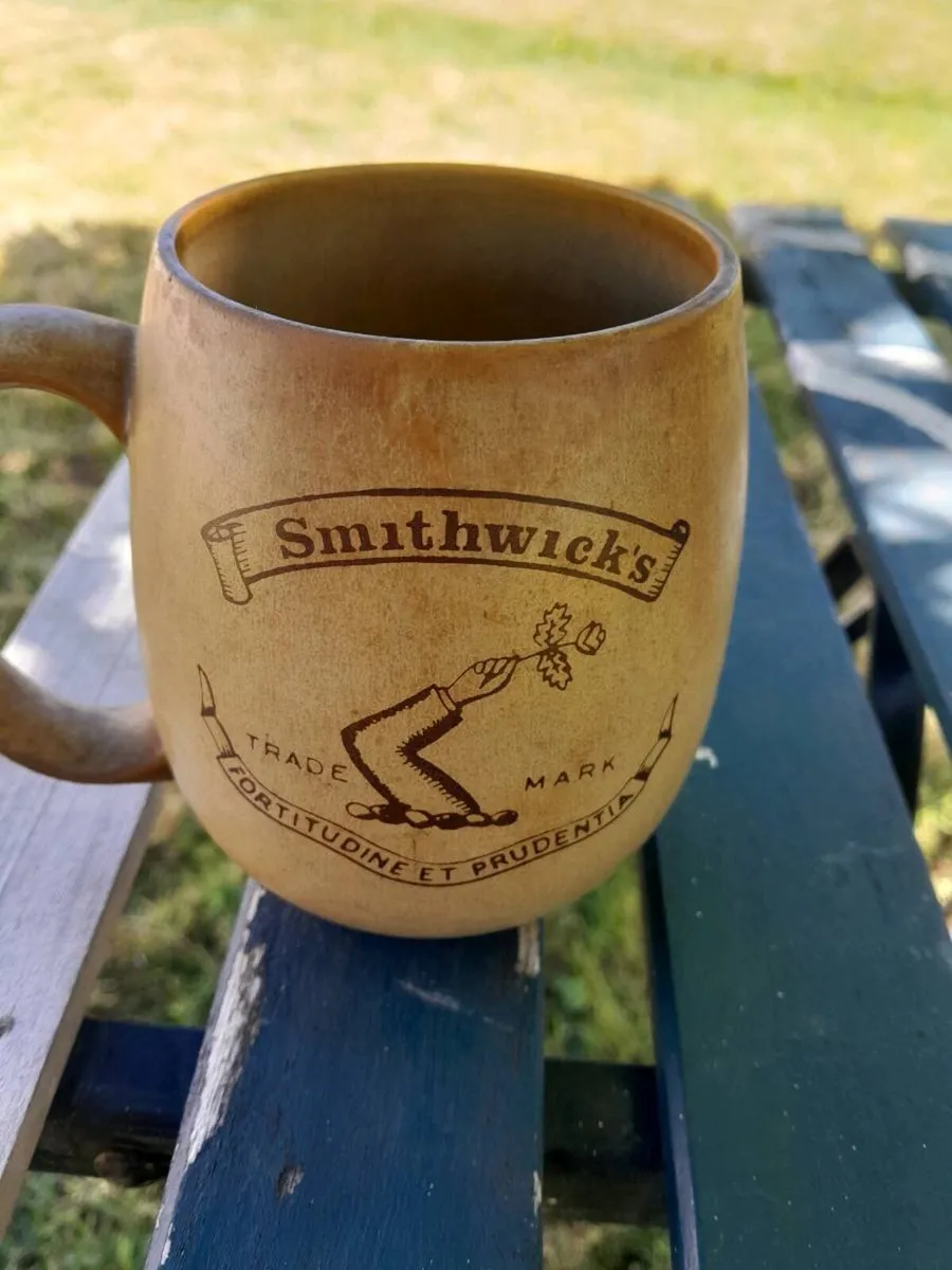 Vintage smithwicks stone ware tankard - Image 2