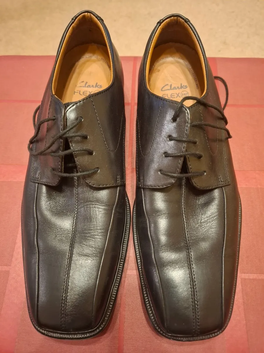 Clarks Flex 24/7 Dress Men's Shoes 10UK - As NEW - Image 2