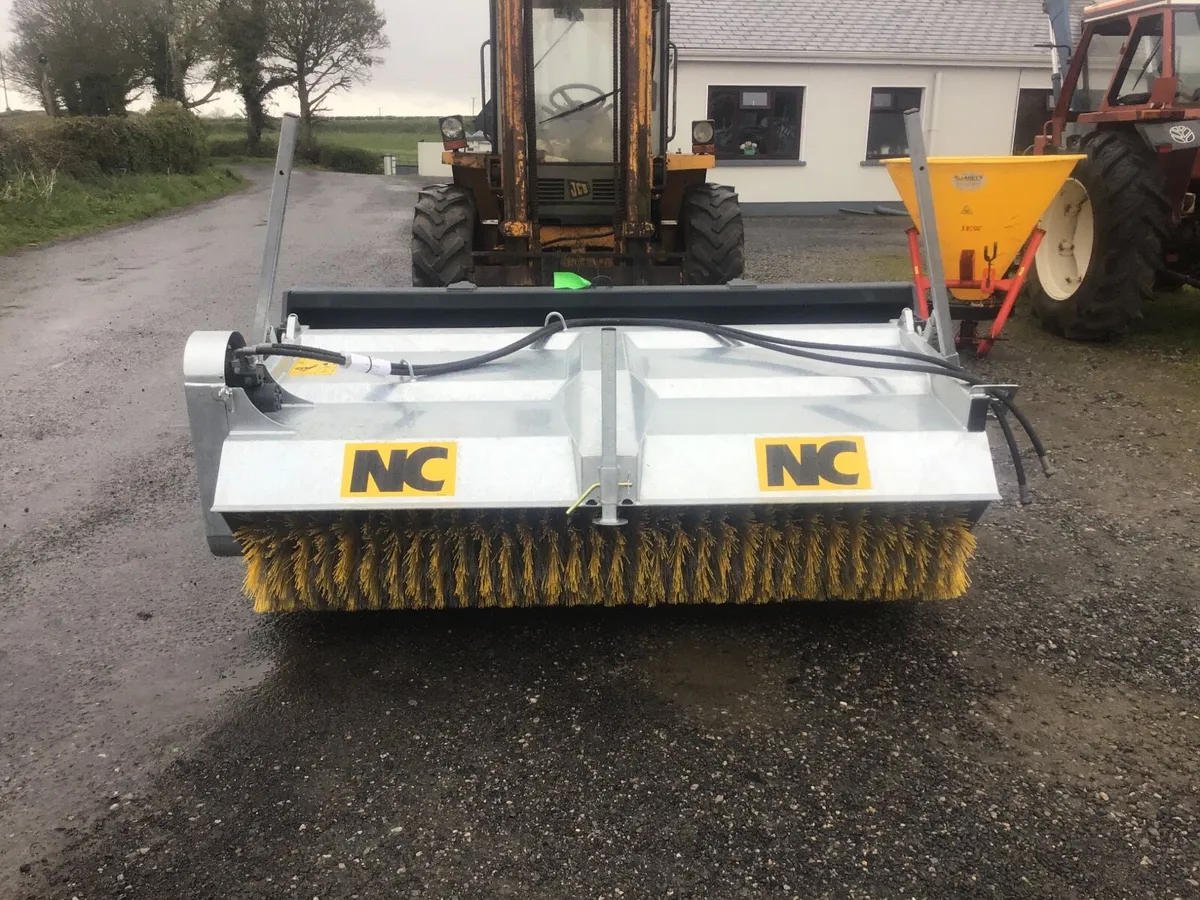 NC Bucket/ Brush Road Sweeper with Euro8 Brackets - Image 1