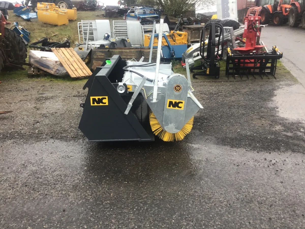 NC Bucket/ Brush Road Sweeper with Euro8 Brackets - Image 2