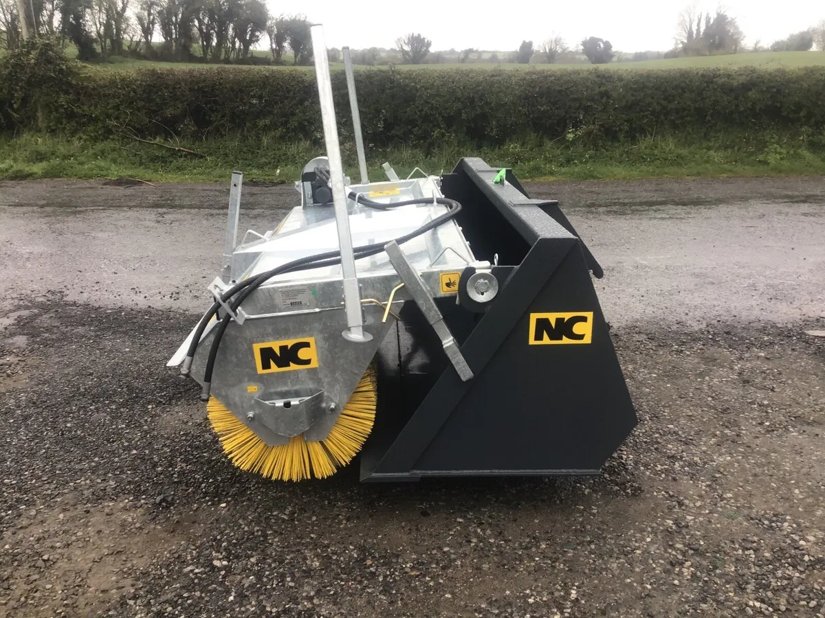 NC Bucket/ Brush Road Sweeper with Euro8 Brackets - Image 4