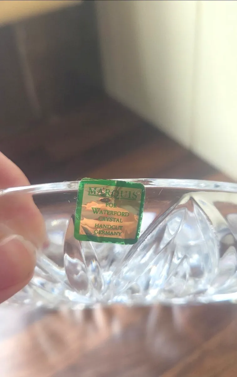 Marquis Waterford Crystal Handcut Serving Bowl Dis - Image 2