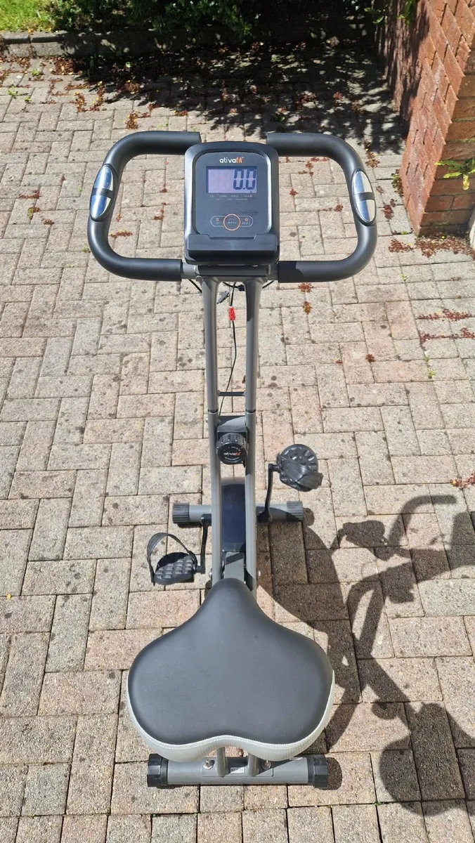 Ativafit Folding Exercise Bike - Image 2