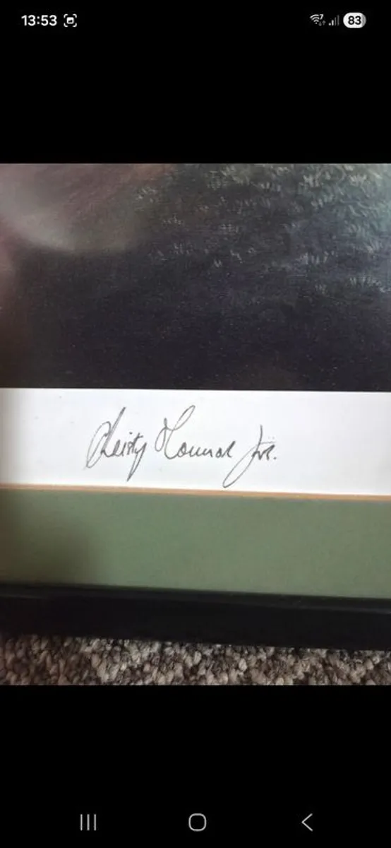 RARE Set of 3 Golf Prints Signed by John McNulty Christy OConnor Jr - Image 3