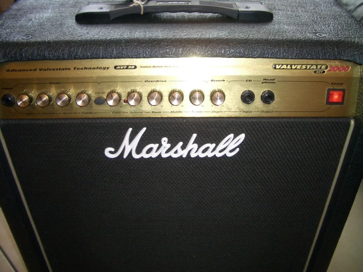 Marshall AVT 50  Valve State Guitar Amplifier - Image 3