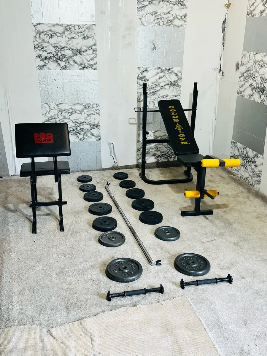 GYM GEARS OLYMPIC WEIGHTS RACKS BENCHS ++ - Image 3