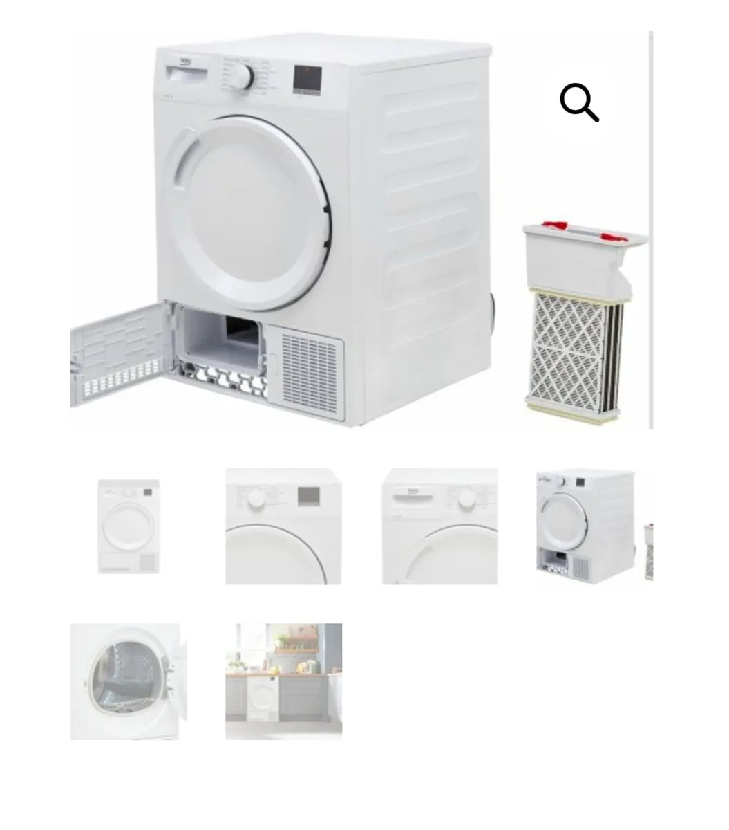 BEKO DTBC10001W 10kg Condenser Heat P Tumble Dryer - Image 1