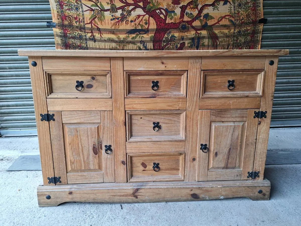 Solid Pine Sideboard/Upcycling project (DELIVERY) - Image 1