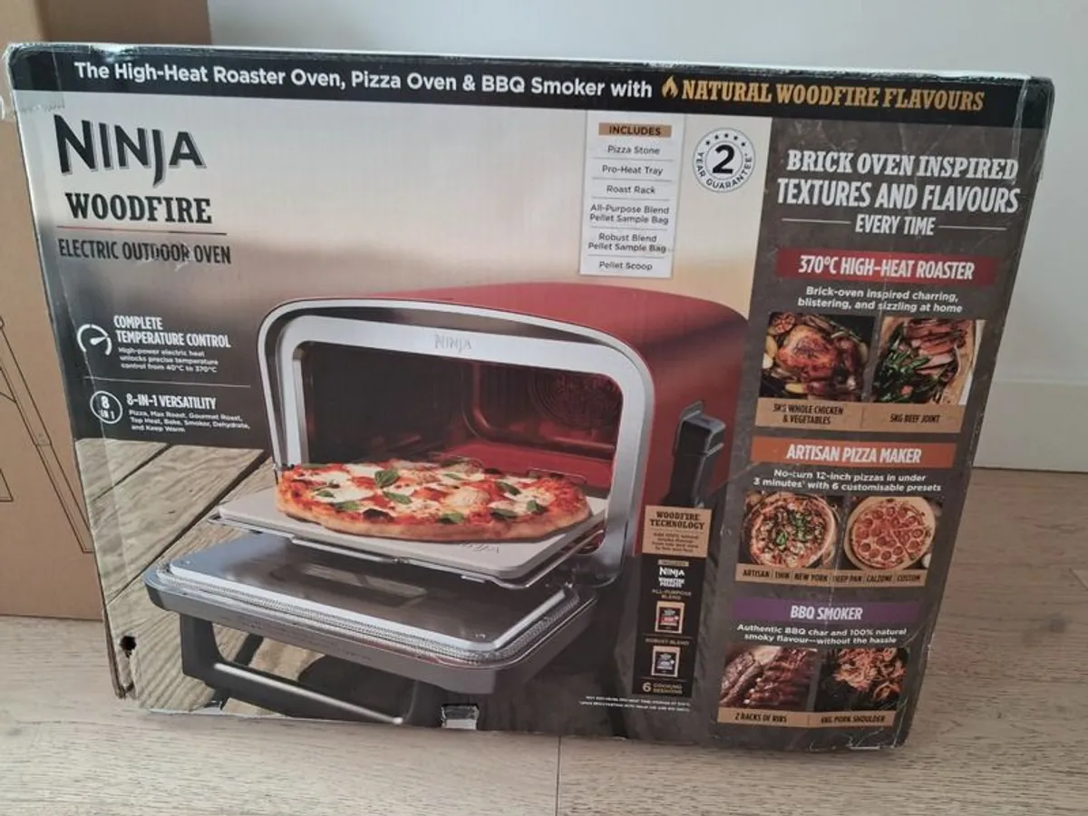 Ninja Woodfire Electric Outdoor Oven + Accessories - Image 2