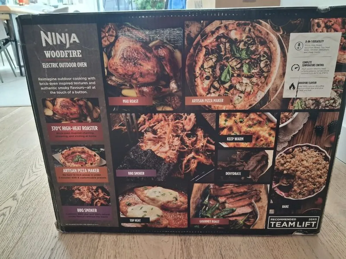 Ninja Woodfire Electric Outdoor Oven + Accessories - Image 4