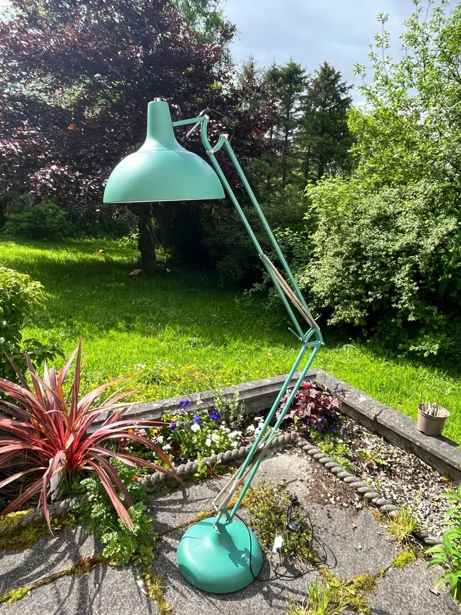 Giant Retro Green Anglepoise Floor Lamp - Image 1