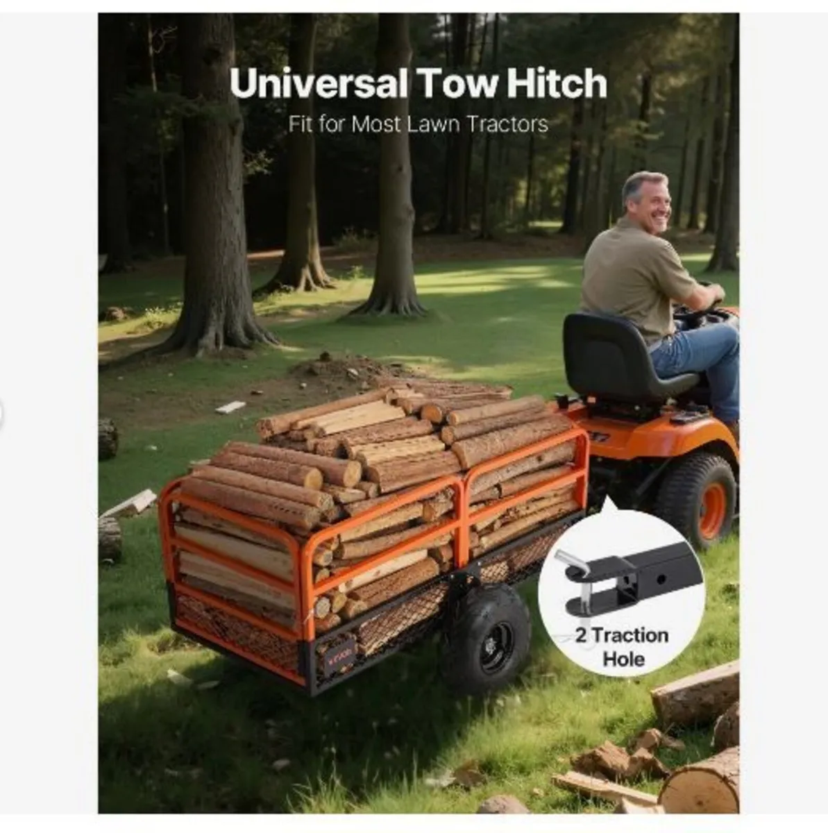Garden Utility Trailer, 22 Cu. Ft. & 725 kg - Image 3