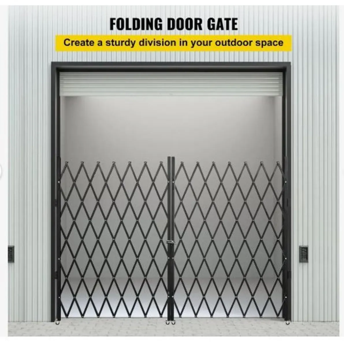 Double Folding Security Gate Folding Door Gate - Image 2
