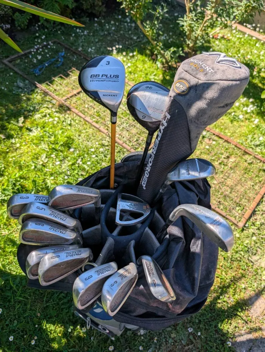 Golf clubs & TaylorMade tour bag - Image 3