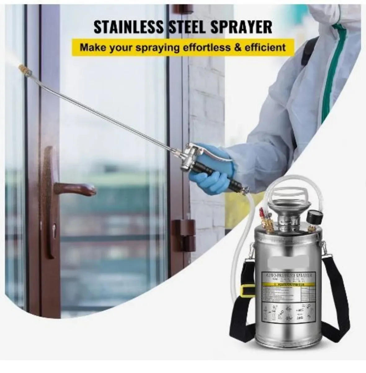Stainless Steel Sprayer 6L - Image 3