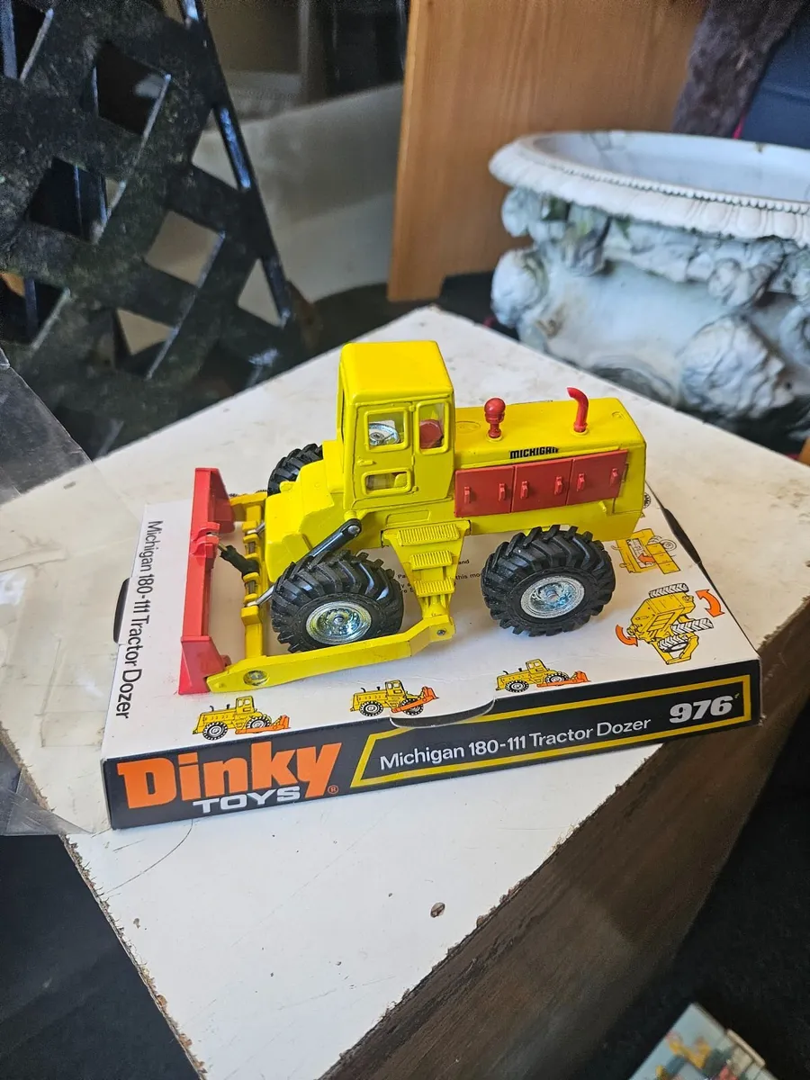 Dinky 1970's Michigan Tractor Dozer - Image 1