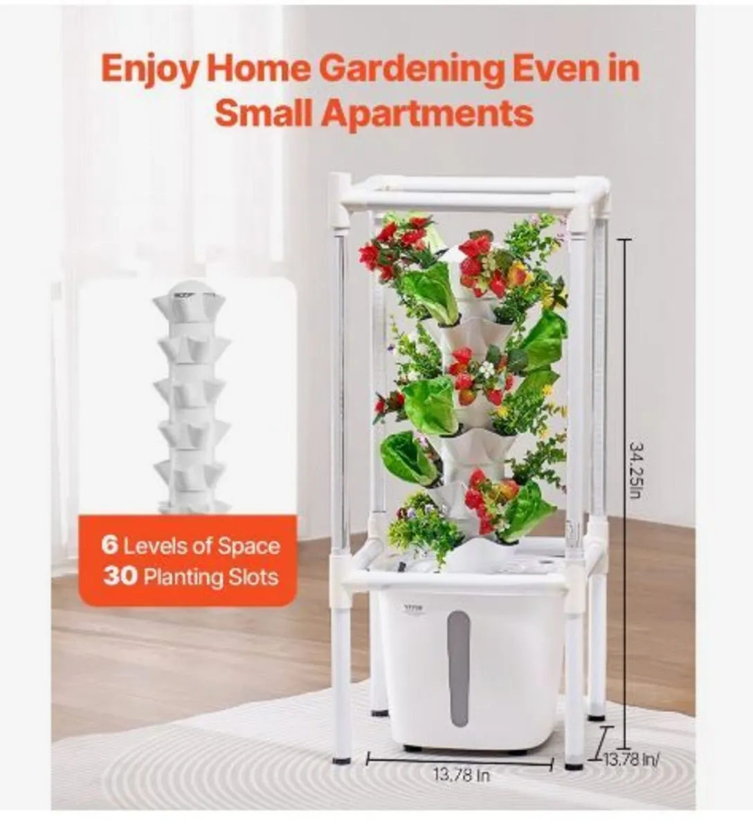Hydroponic Growing System with Grow Light - Image 2