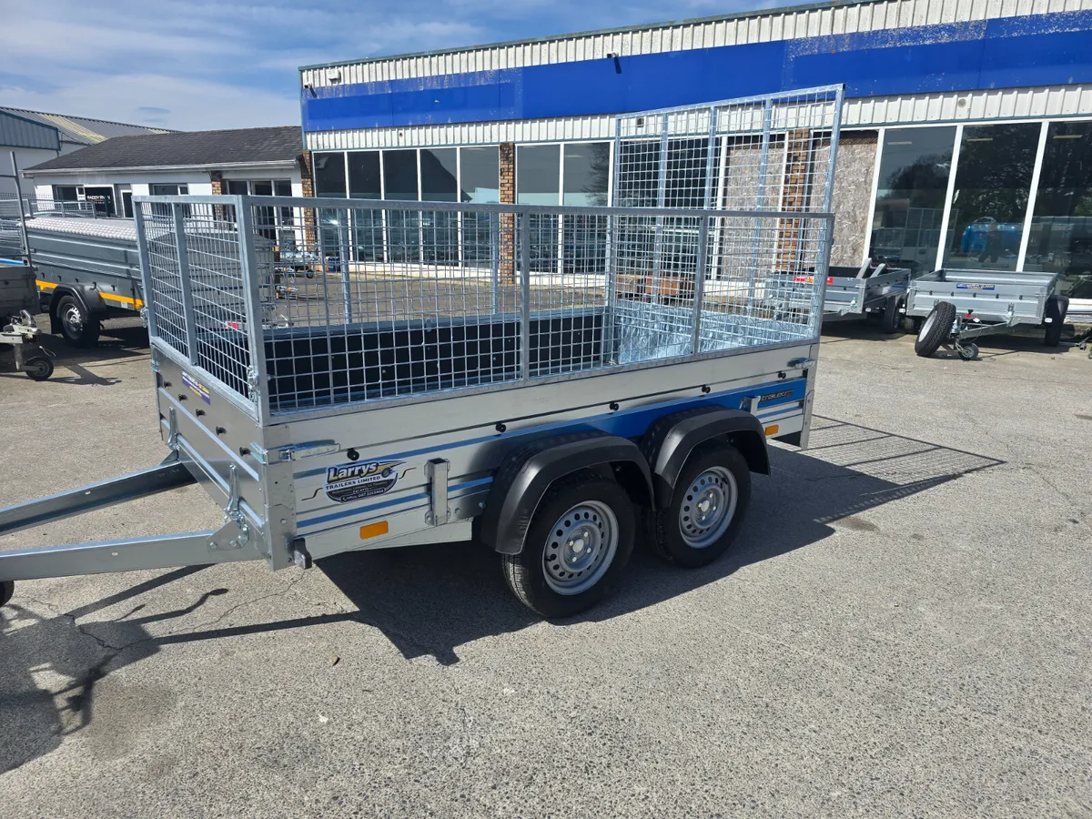 8x5 Trailer with Mesh Sides and Ramp - Image 1