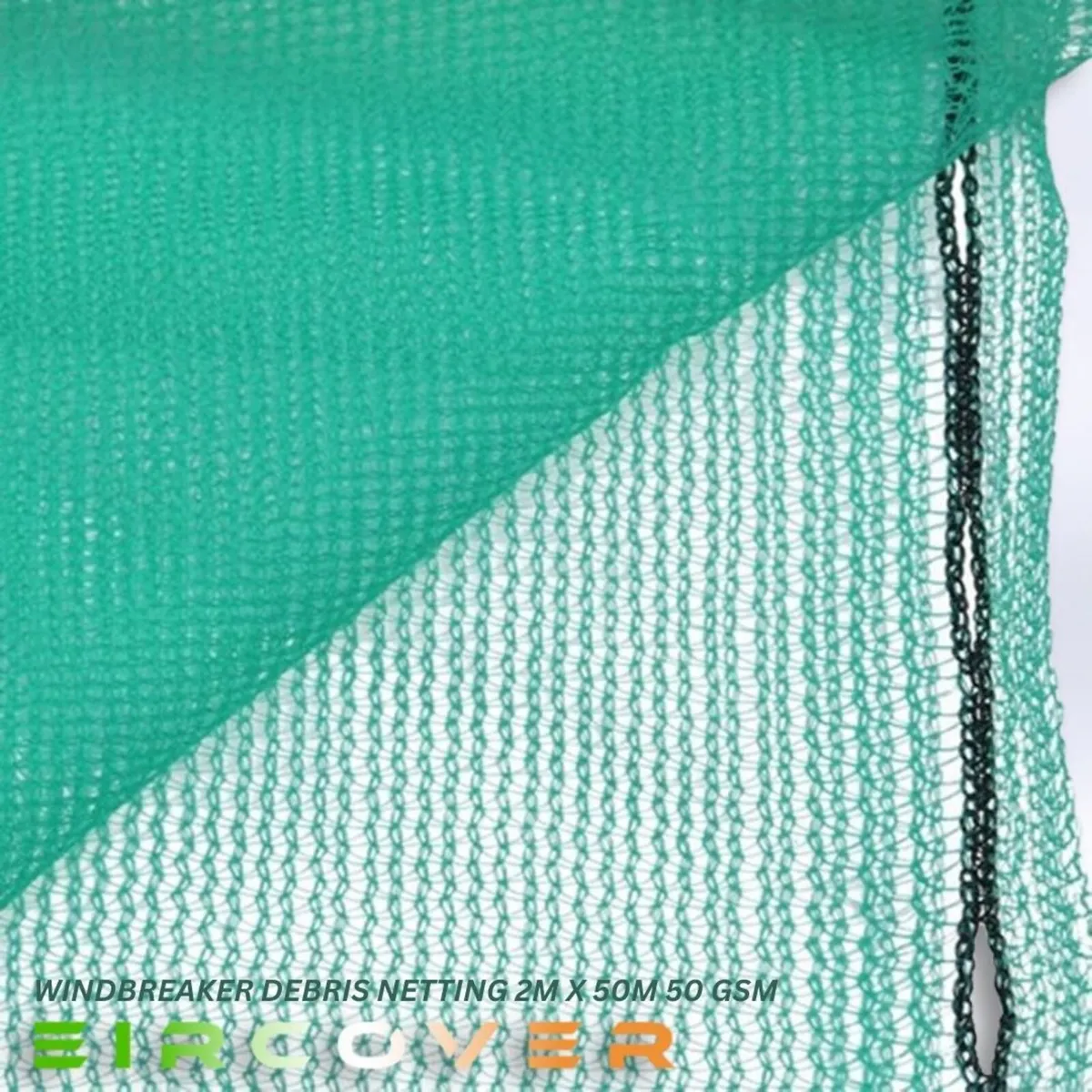Windbreaker netting 2m x 50m - Green 50 gsm Green - Image 4