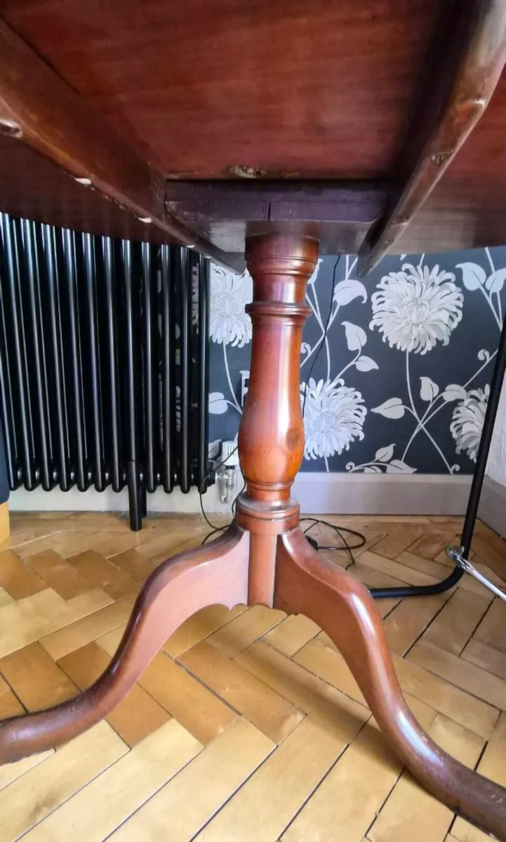 Antique Mahogany Side Table - Image 3