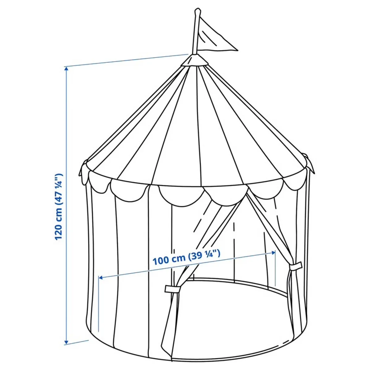 IKEA Kids Tent - Image 3