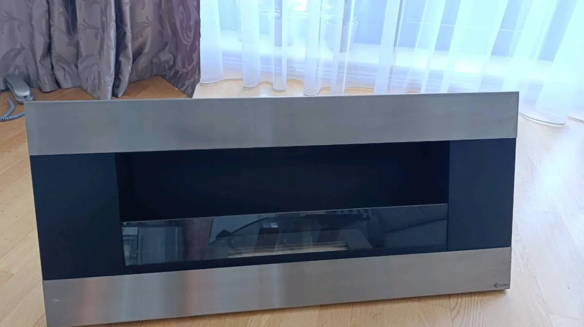 Fire place bio ethanol stainless steel - Image 1