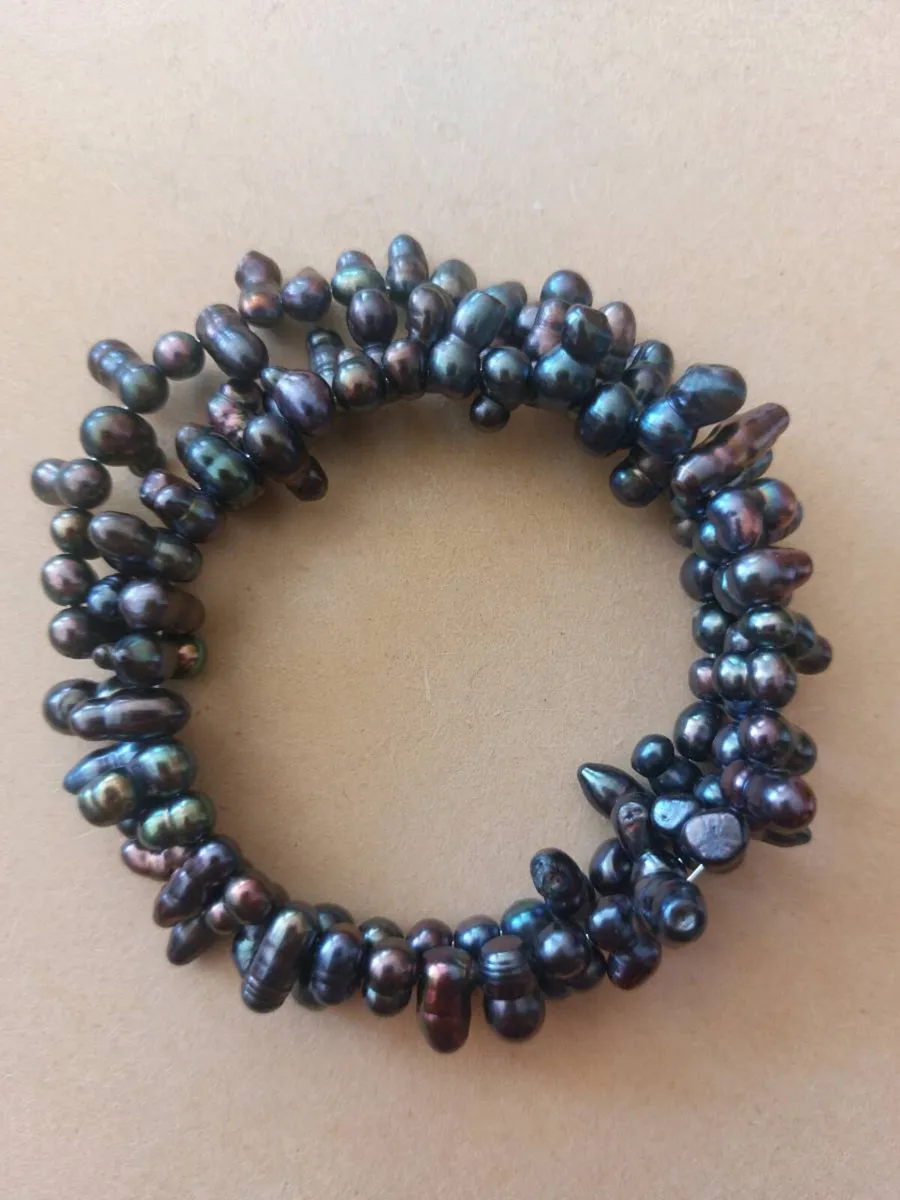 Black pearl bracelet - Image 1