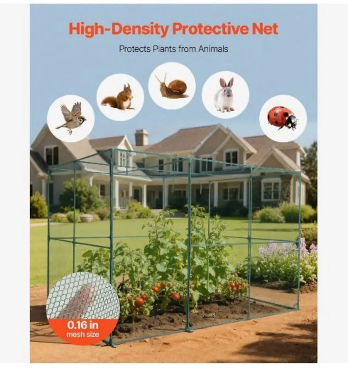 Crop Cage, 2.9 x 1.94 x 1.94 m Plant Protection - Image 4