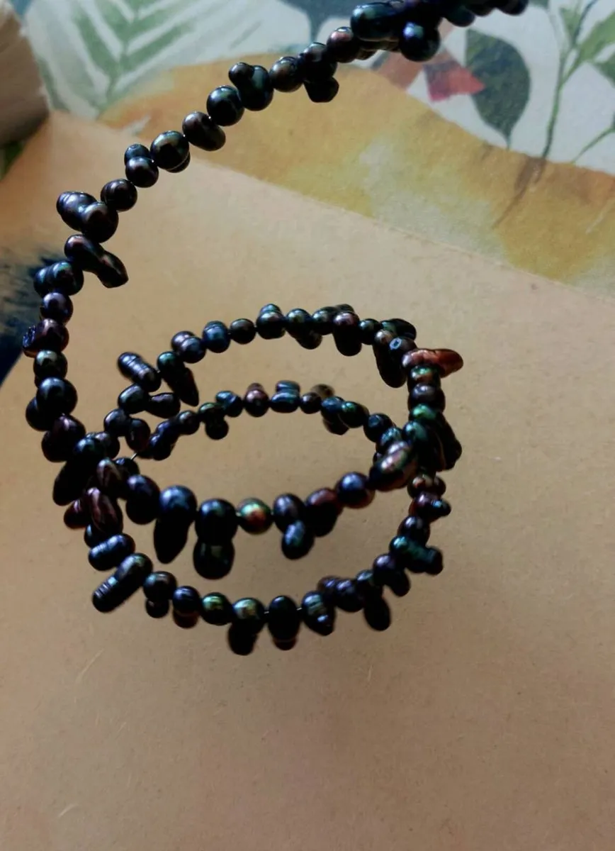 Black pearl bracelet - Image 4