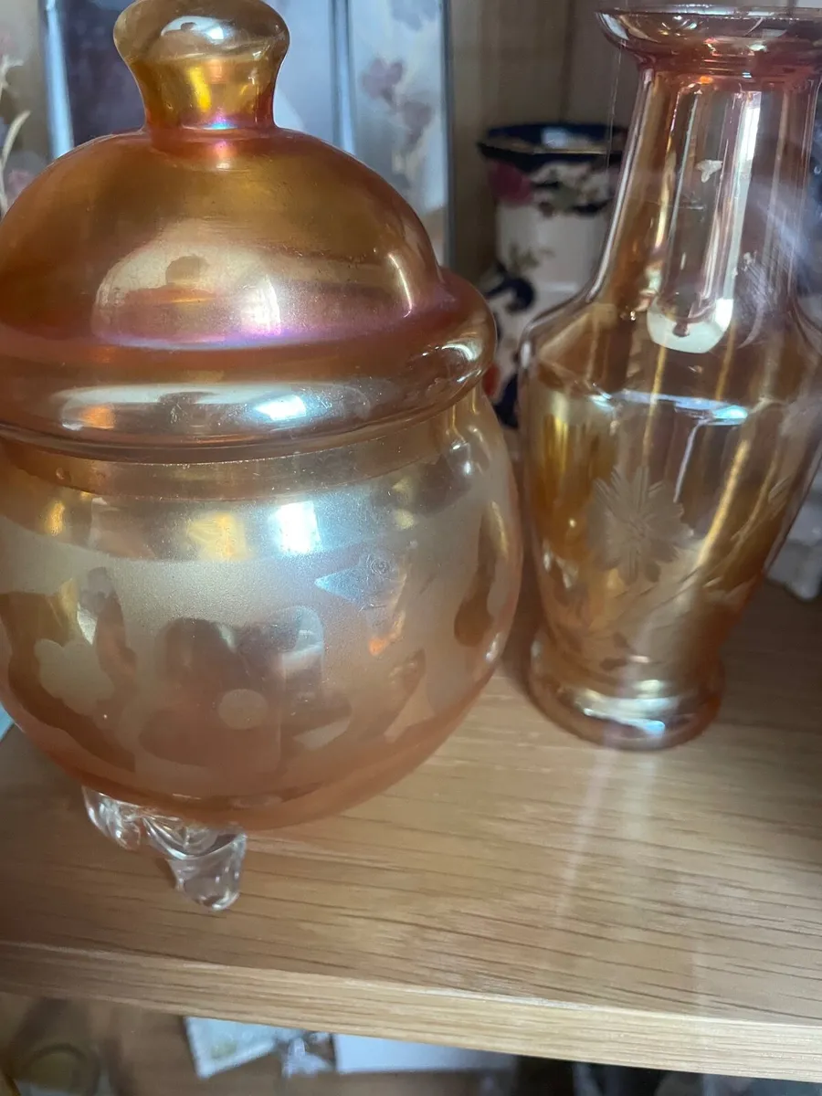 Antique bowl and vase