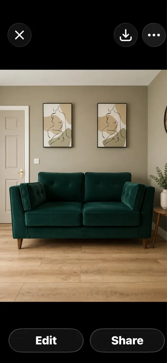 Large two seater couch - Image 2