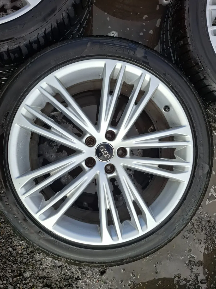 20" Genuine Audi S Line Alloys with tyres - Image 1