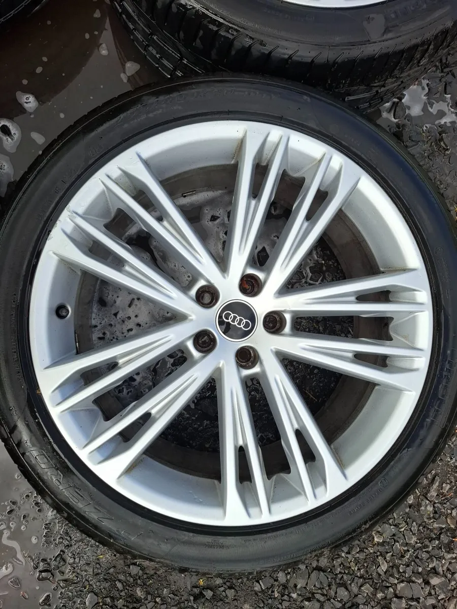 20" Genuine Audi S Line Alloys with tyres - Image 2