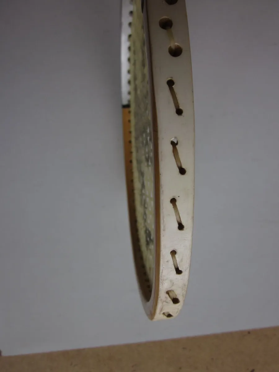 Vintage Le Coq Sportif Wooden Squash Racket - Image 4