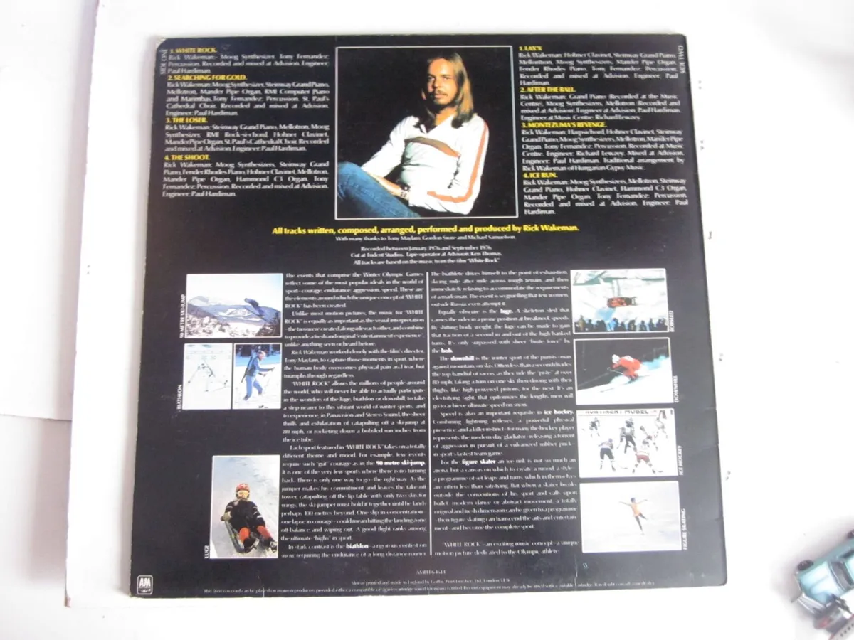 Rick Wakeman White Rock Vinyl LP - Image 3